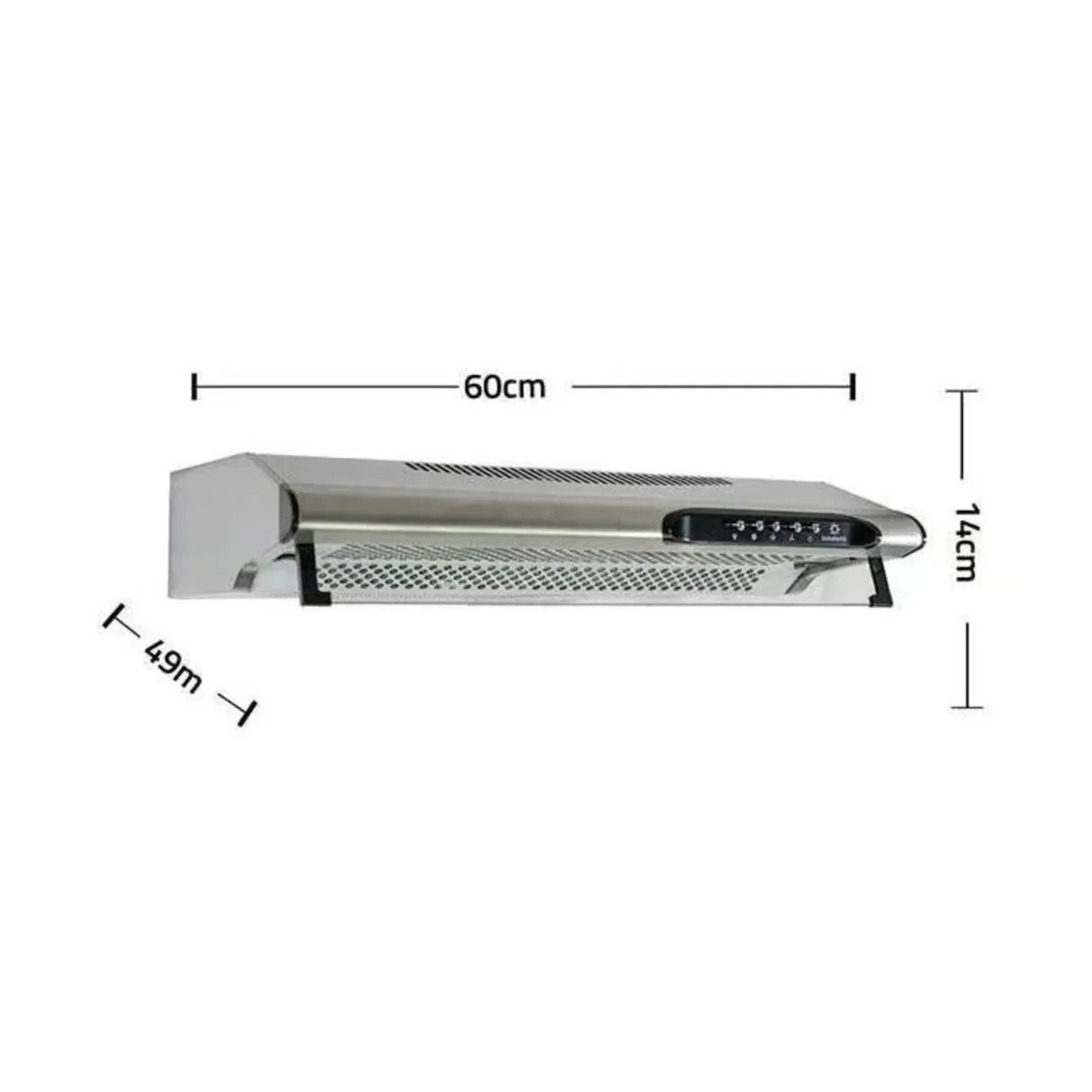 INDURAMA - Campana Extractora CEI-602CRP 3 Niveles Acero