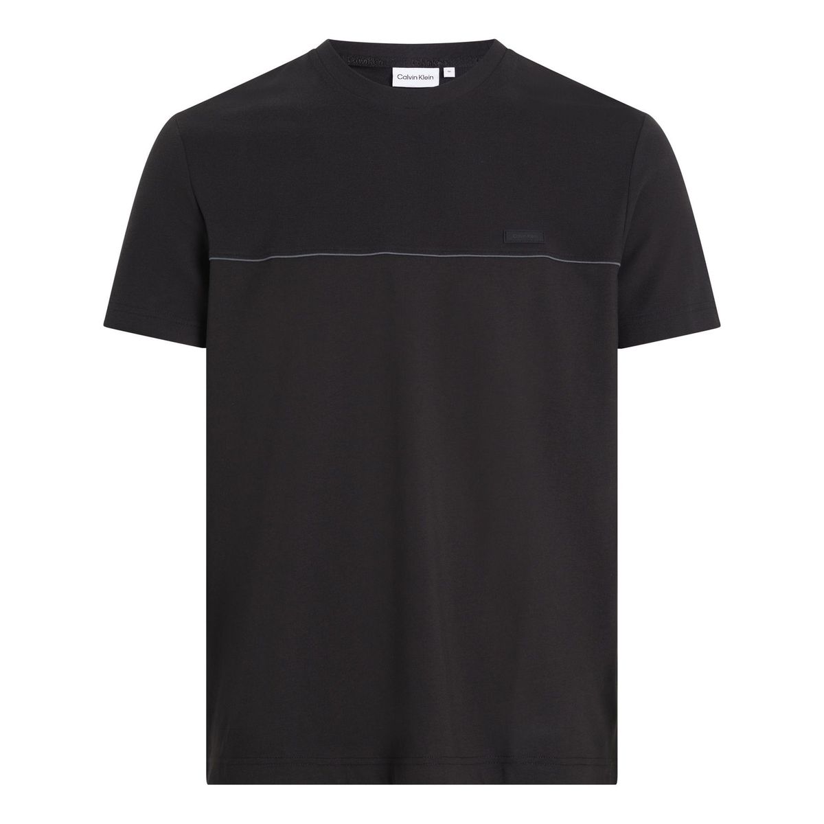 CALVIN KLEIN - CAMISETA TEXTURE MIX PIPING T-SHIRT CK