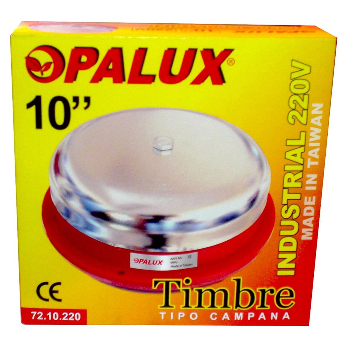 OPALUX - TIMBRE Campana Industrial 10 Pulgadas - 220VAC - OPALUX