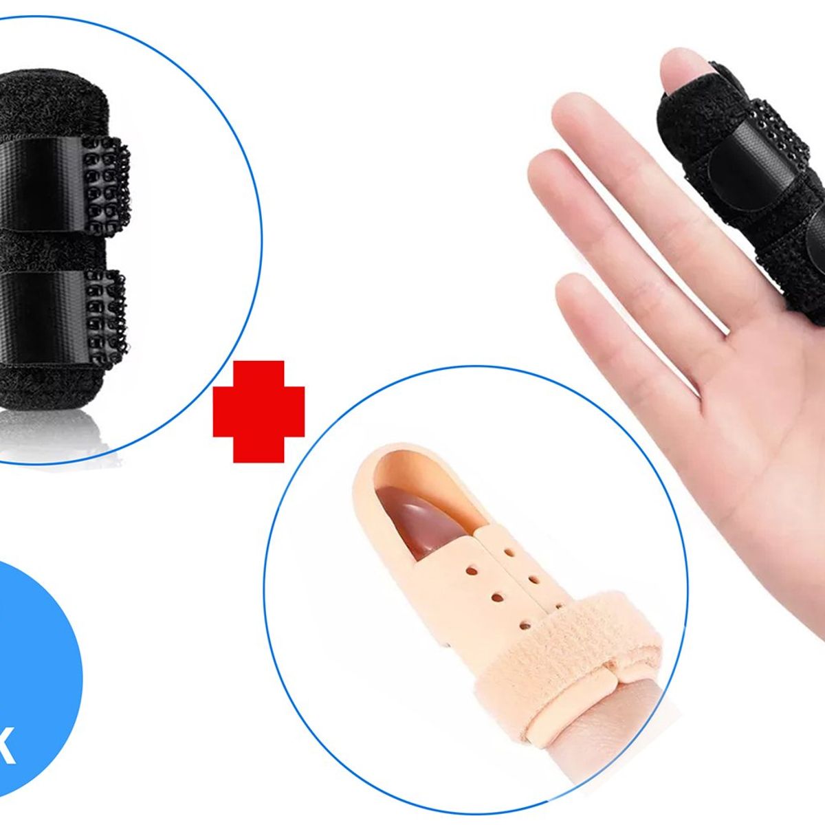 GENERICO - Ferula Para Dedo - Corrector De Rotura De Dedo Calidad A1