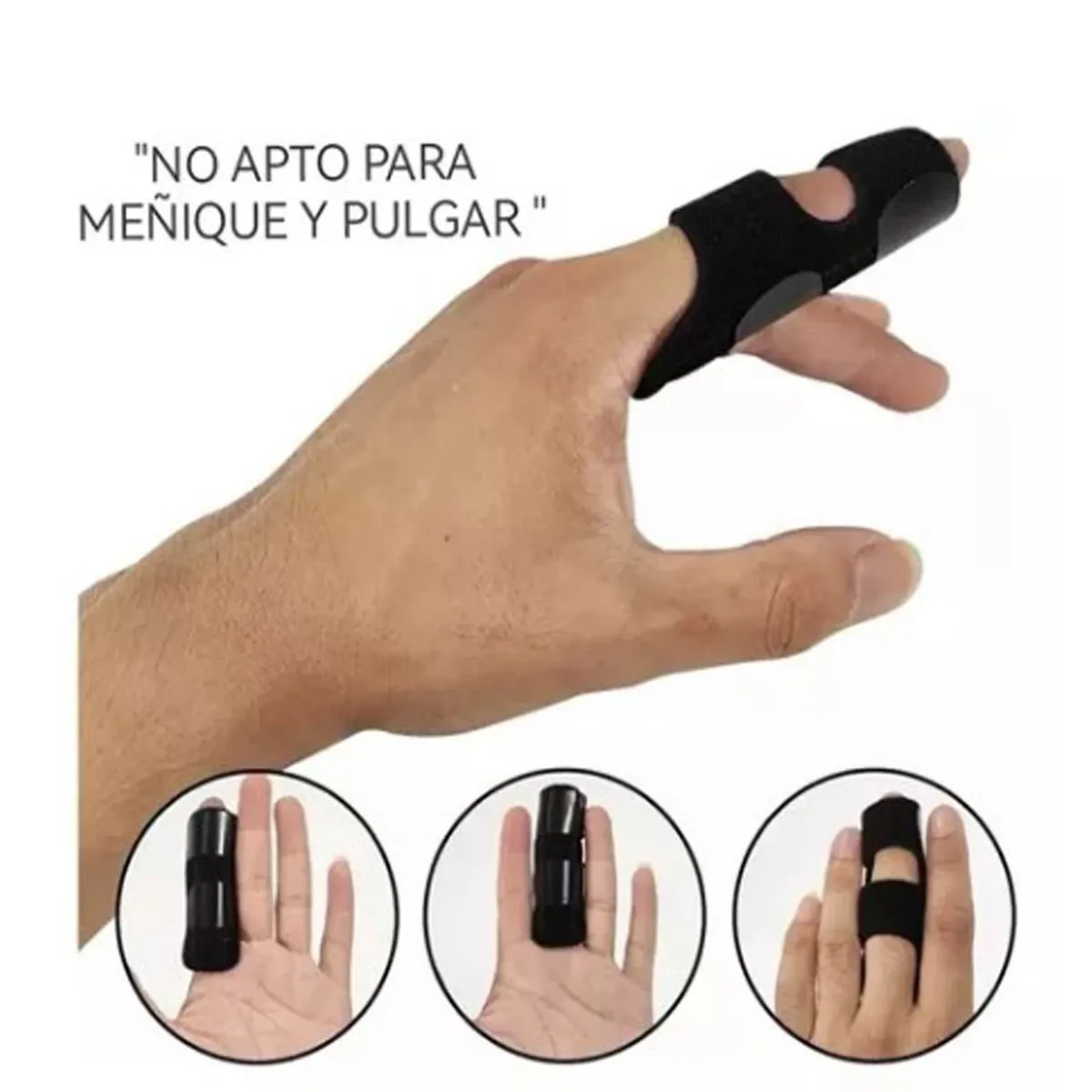 GENERICO - Ferula Para Lesiones en los dedos calidad 2 Unidades