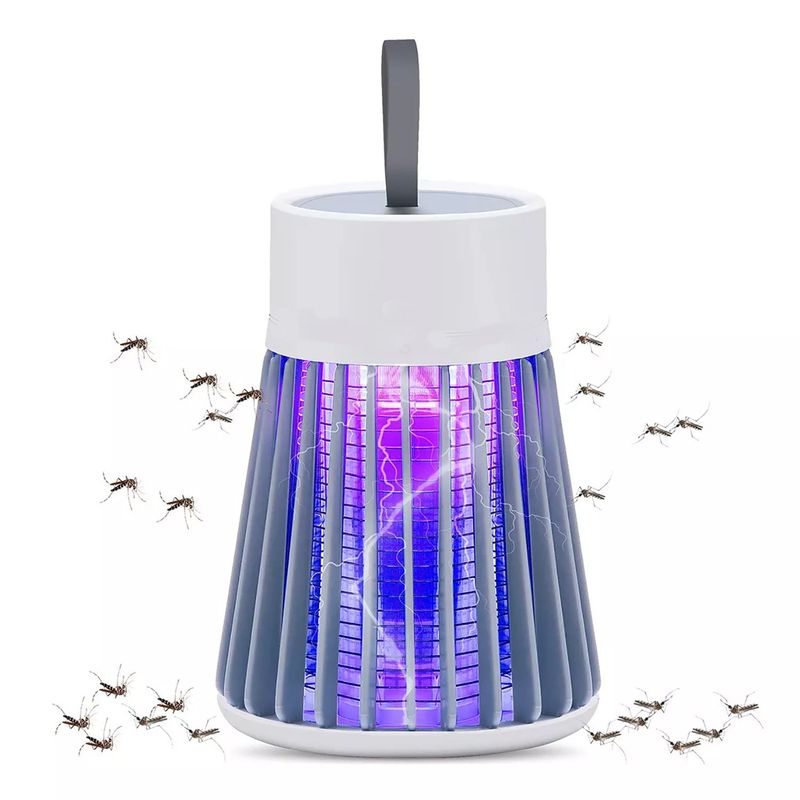 GENERICO - Lámpara eléctrica repelente Led Uv trampa silenciosa para Mosquitos