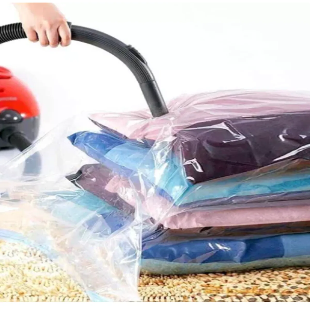 GENERICO - BOLSAS COMPRESORAS DE ROPA AL VACIO  DE 70 X 100 CM