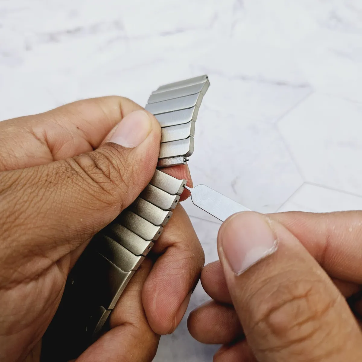 GENERICO - Correa Acero Spg para Reloj - 22mm - Negro