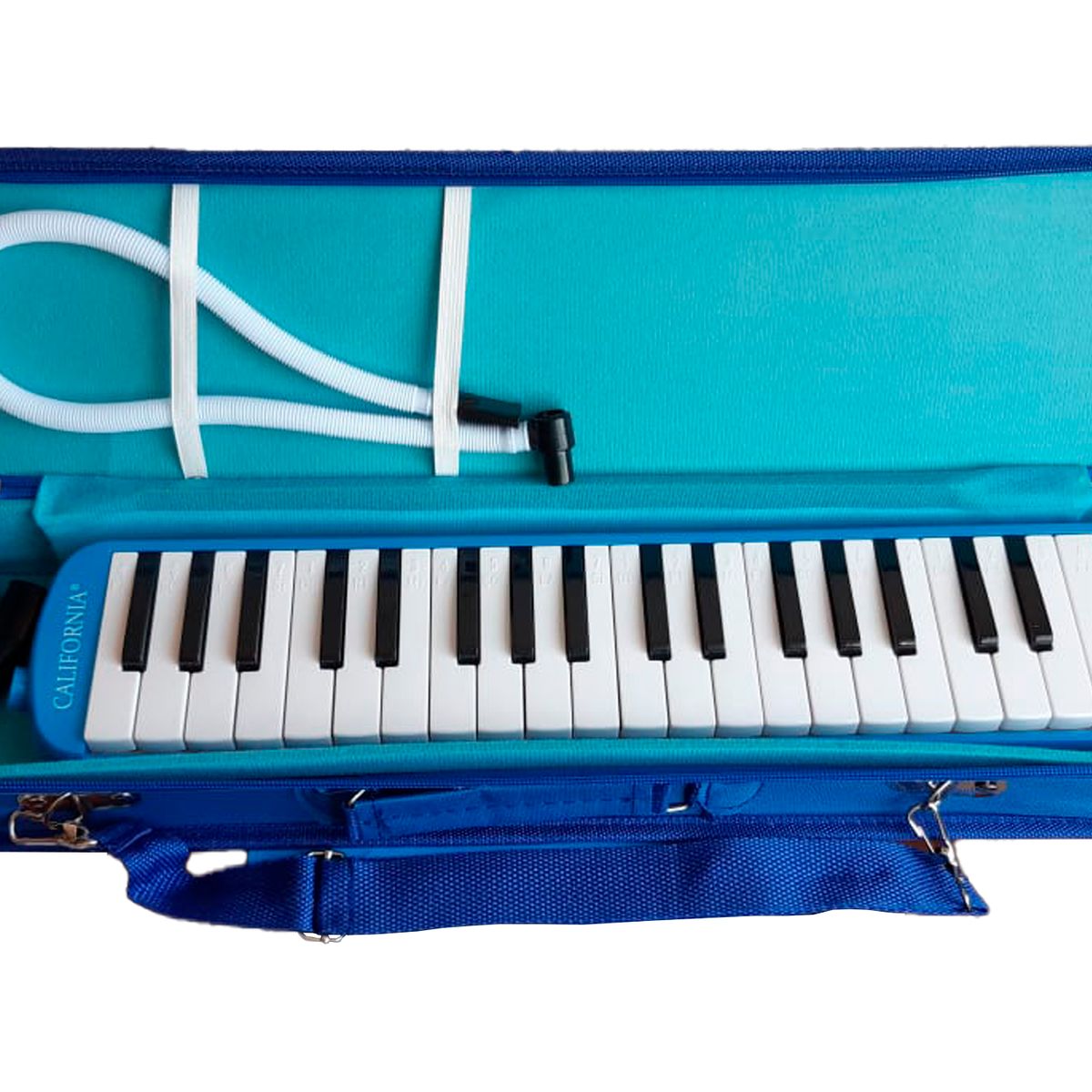 CALIFORNIA - Melódica California 37 Teclas con Estuche Rígido - Azul