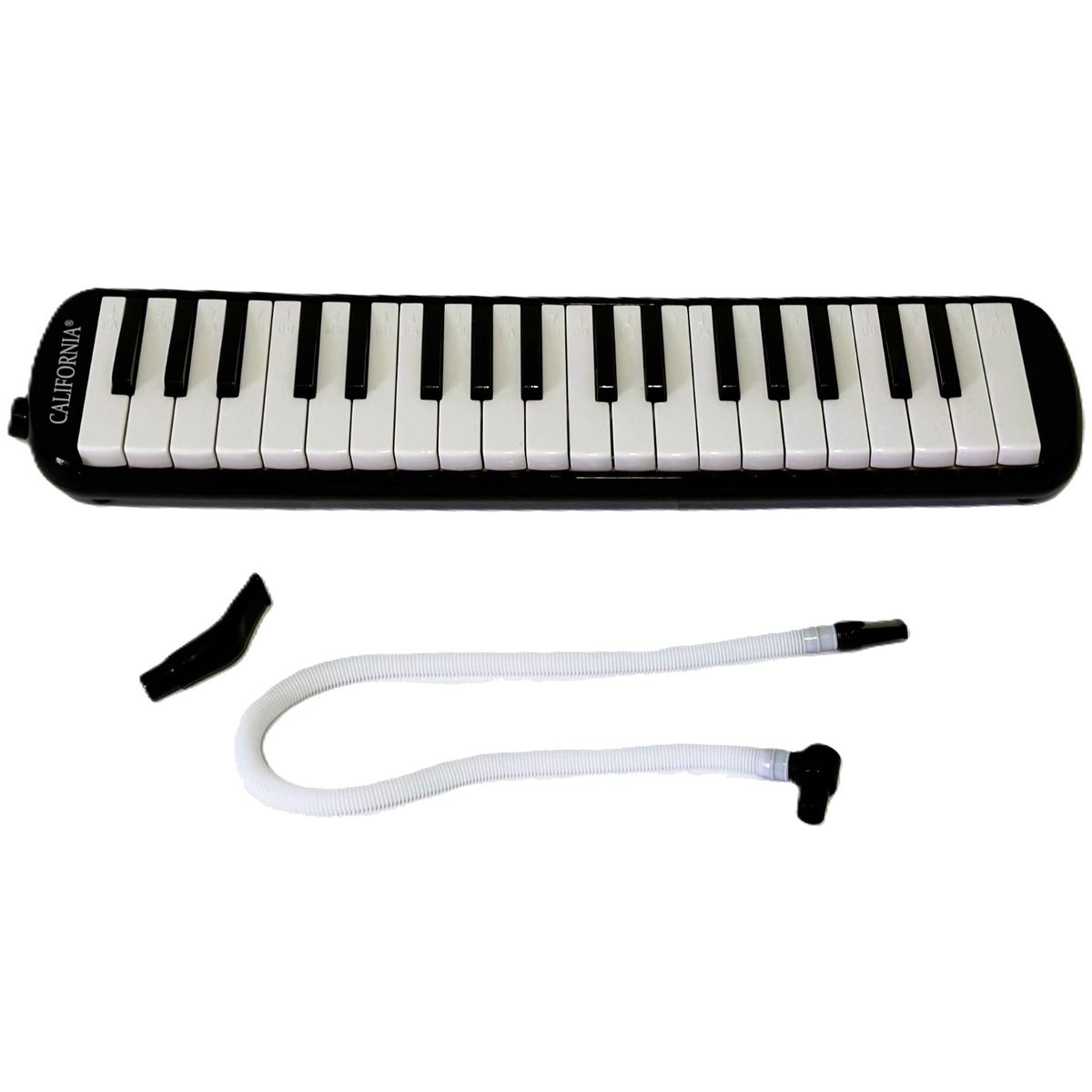 CALIFORNIA - Melódica California 37 Notas con Estuche Rígido - Negro