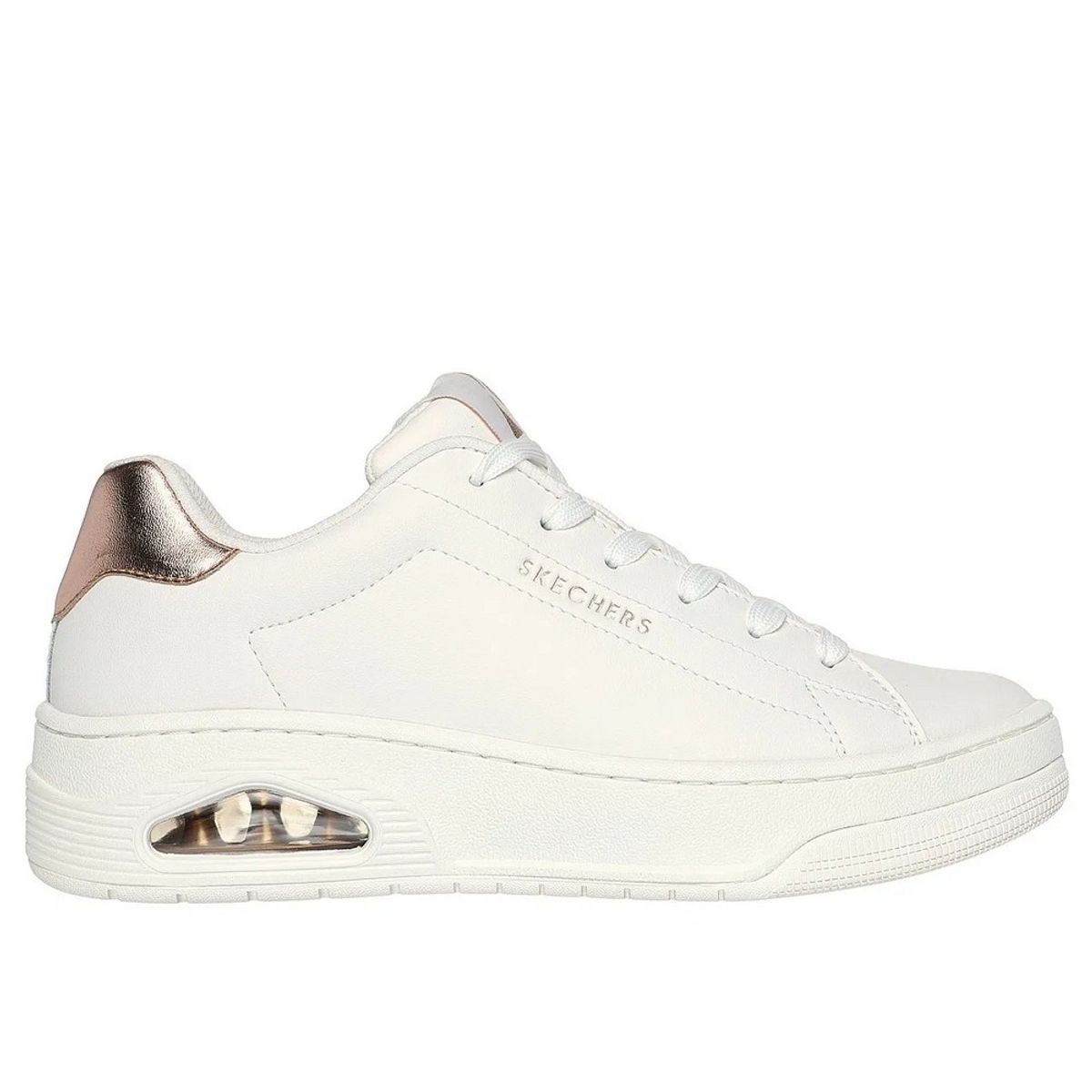 SKECHERS - Zapatilla Skechers Uno Court 177700-WHT para Mujer