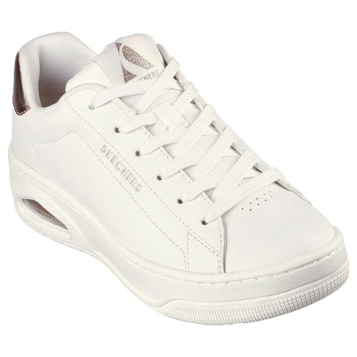SKECHERS - Zapatilla Skechers Uno Court 177700-WHT para Mujer