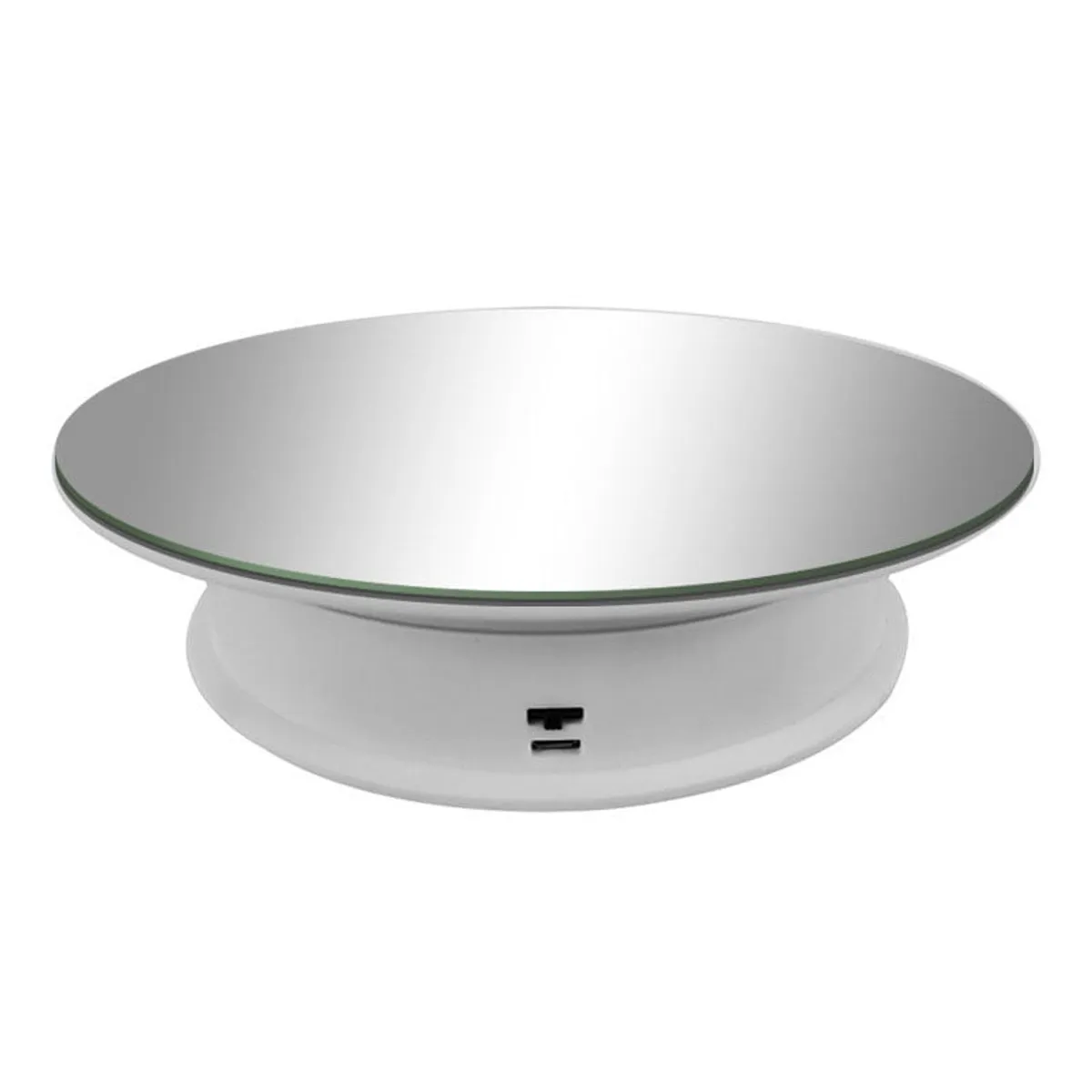 GENERICO - Base Giratoria Eléctrica Grande 25cm I Soporte Máx 3kg