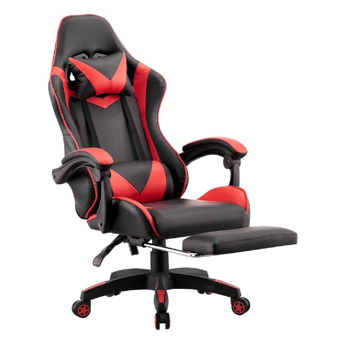 MUEBLES CRISOSTOMO - Silla Gamer Ergonómica Reclinable Rojo MC409