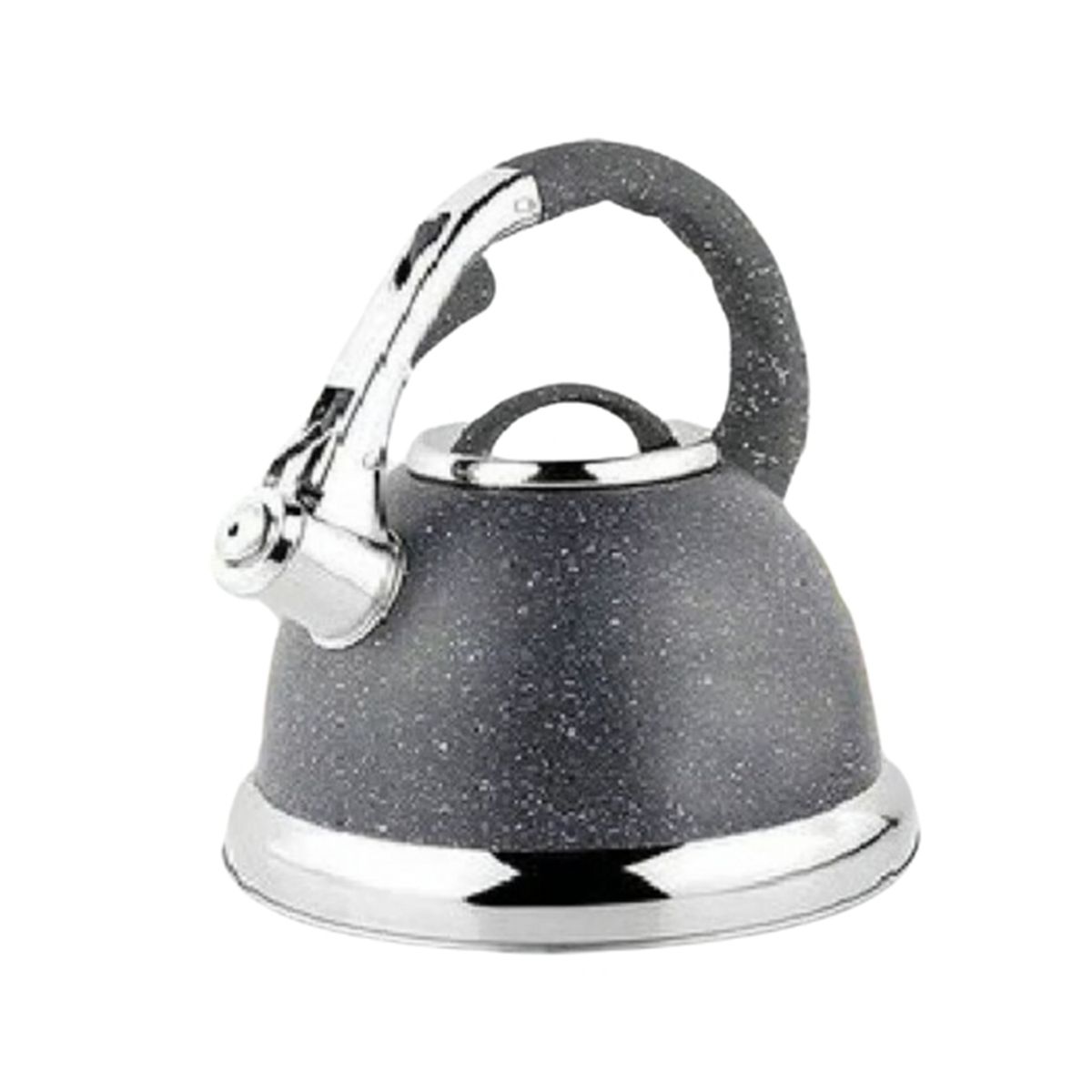 GENERICO - Tetera Silbadora Acero Inoxidable 3.5 lt Negro