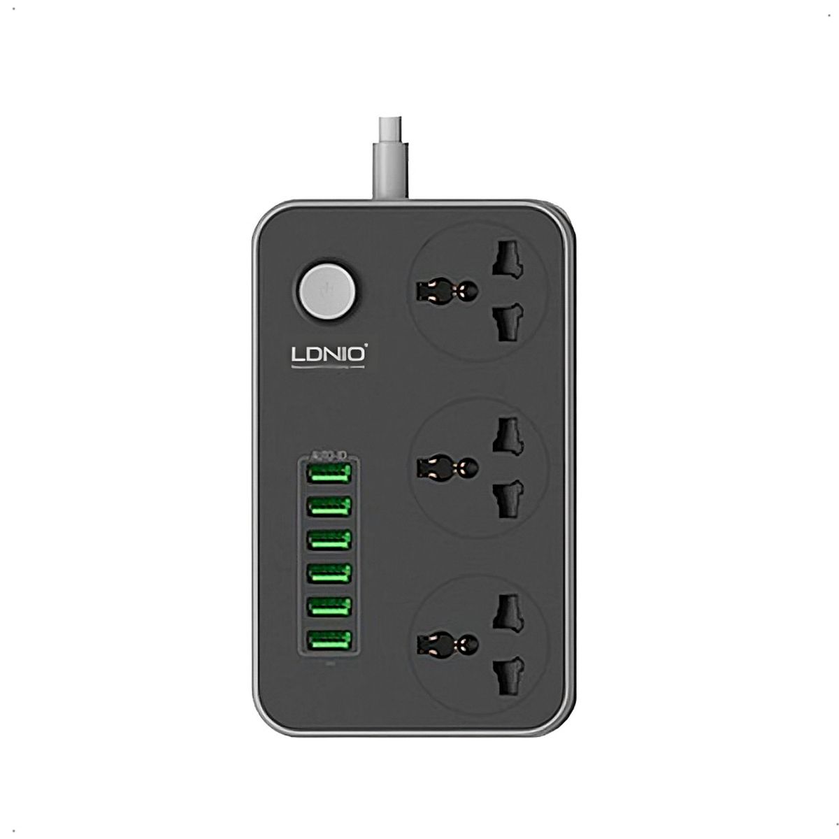 LDNIO - Regleta de enchufes universal LDNIO  6 USB  protector sobretensiones