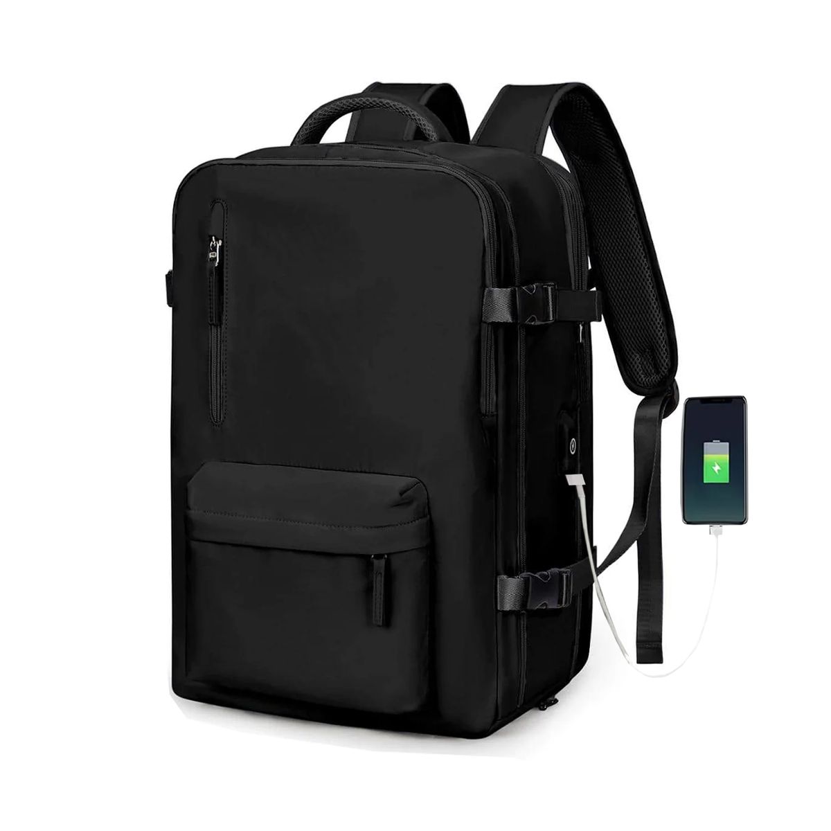 NEO DIGITAL - Mochila de viaje BP31 impermeable maleta de mano 40 L Negro