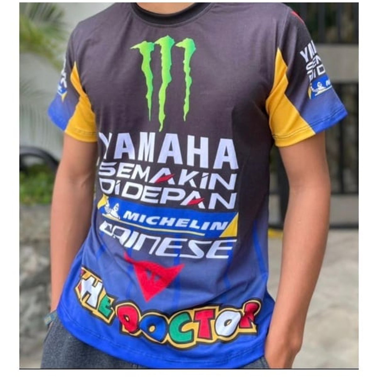 GENERICO - Polo Yamaha The Doctor MT03 R15 Michelin Camiseta MotoGP 46