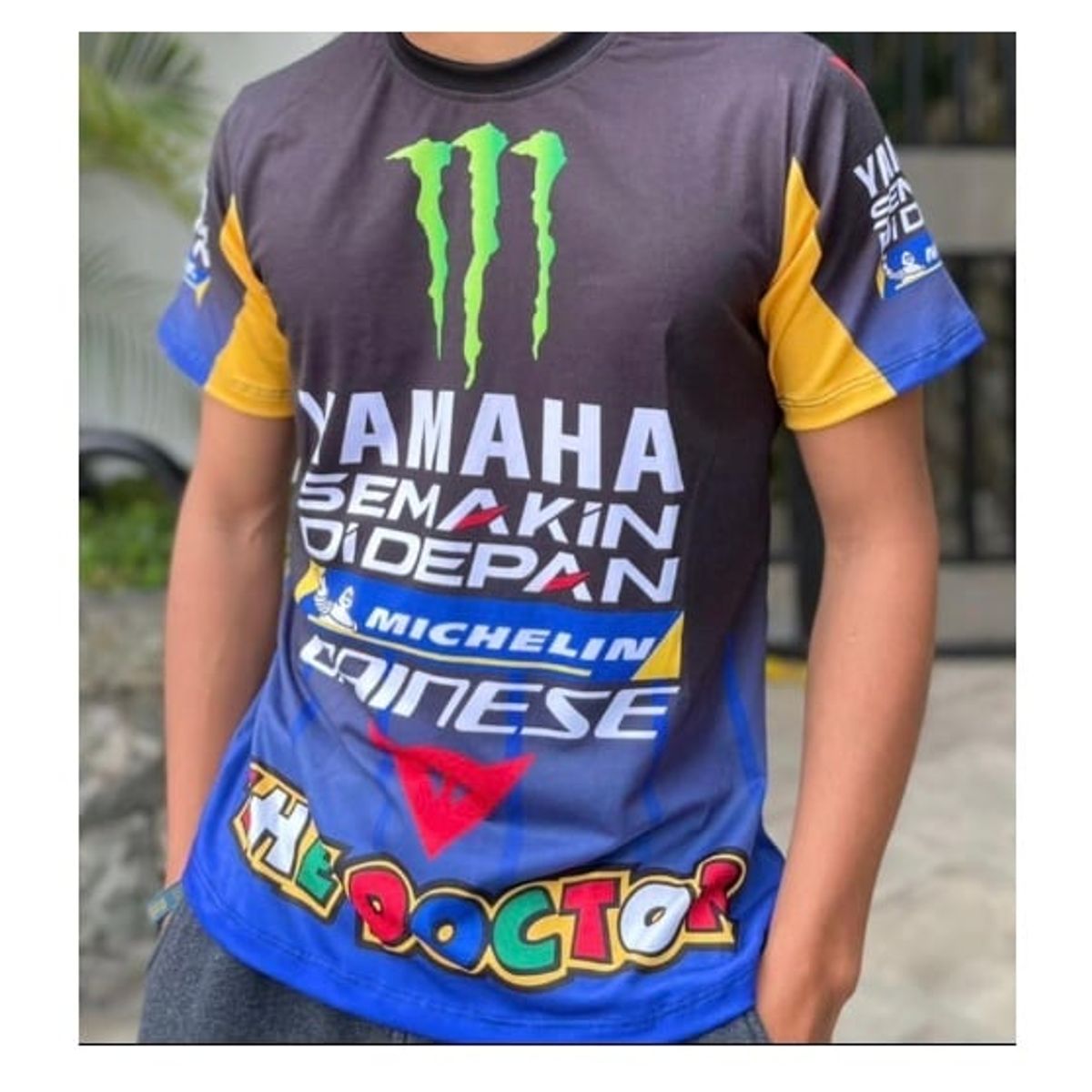GENERICO - Polo Yamaha The Doctor MT03 R15 Michelin Camiseta MotoGP 46
