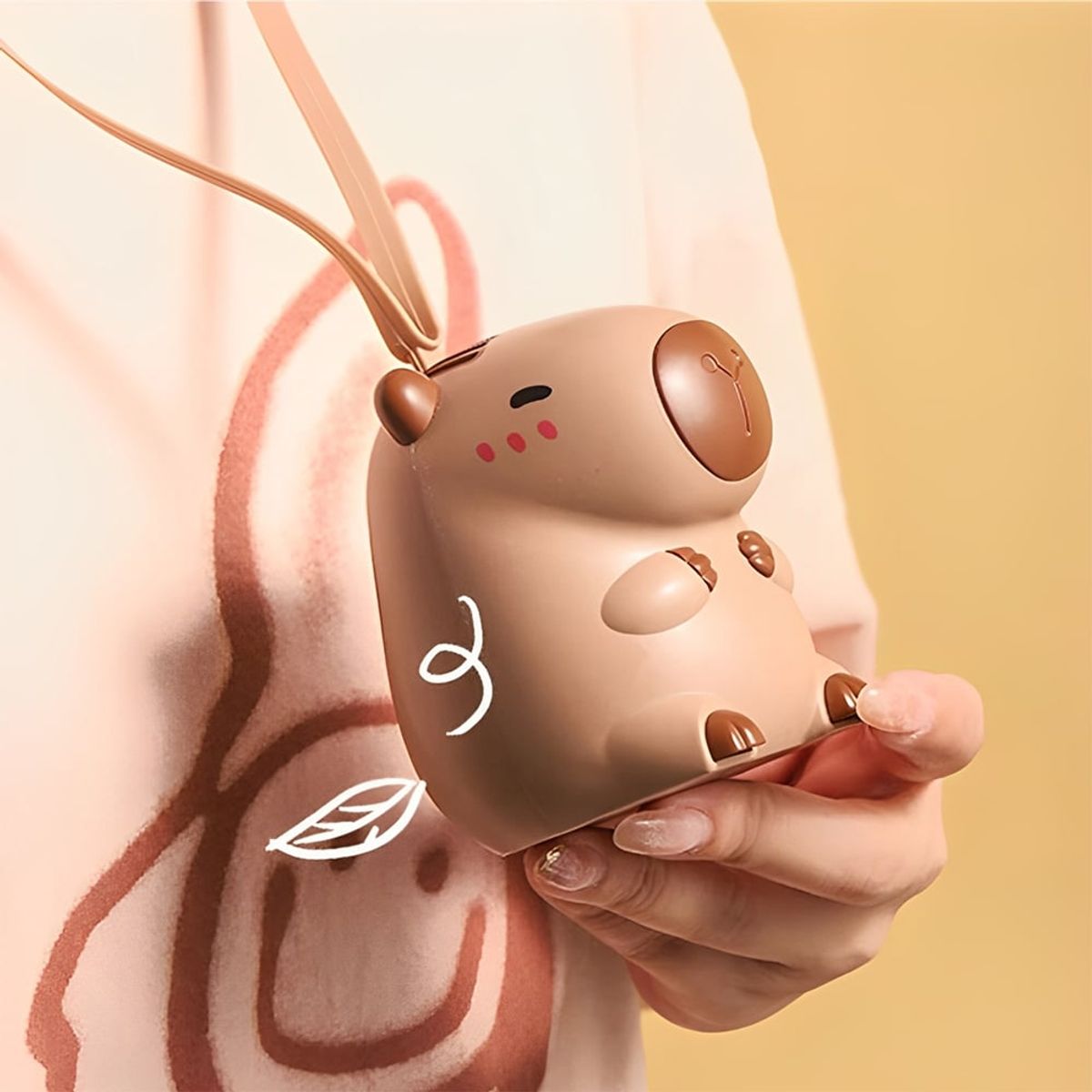 GENERICO - Mini Ventilador Capibara MU053