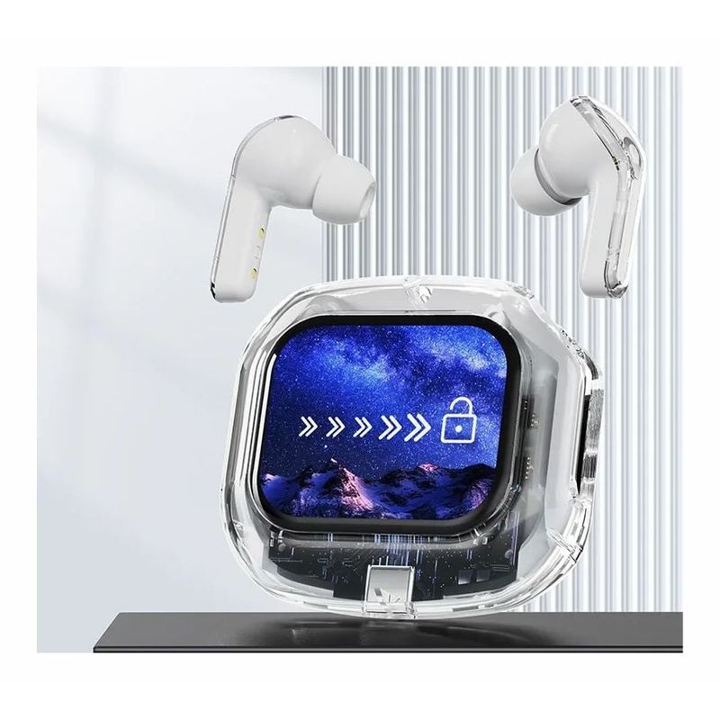 GENERICO - AUDIFONOS BLUETOOTH CRYSTAL MAX CON PACTALLA TACTIL