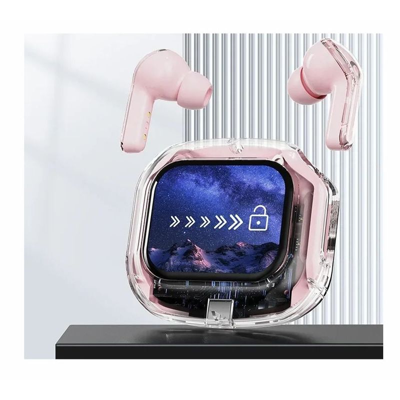 GENERICO - AUDIFONOS BLUETOOTH CRYSTAL MAX CON PACTALLA TACTIL
