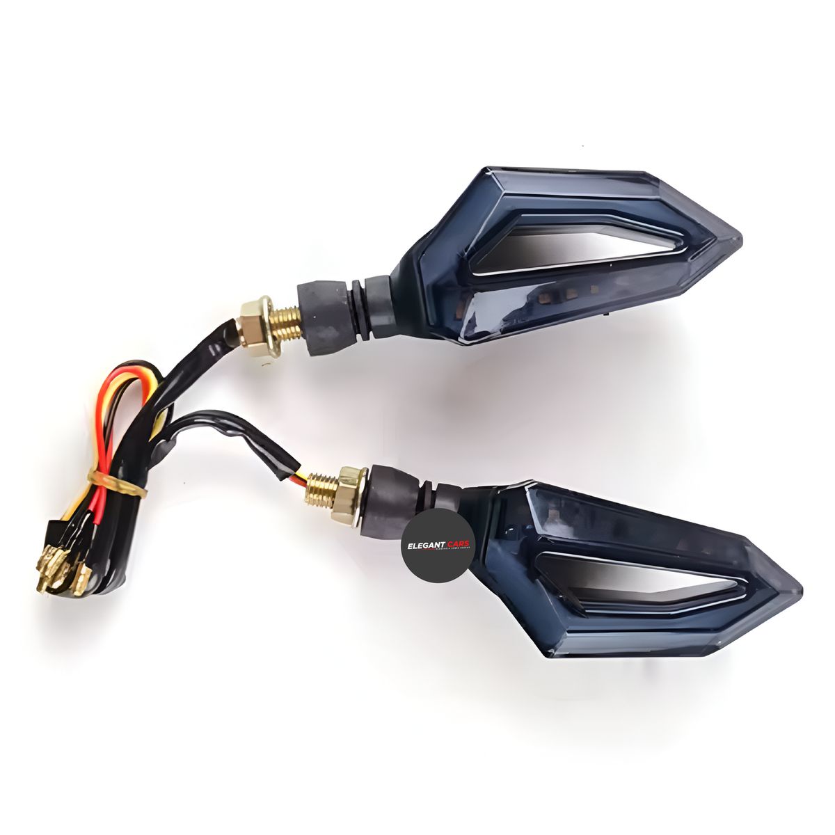 JETLIFE - Direccional  Led Para  Moto Tipo D  Rojo +Ámbar   2pcs