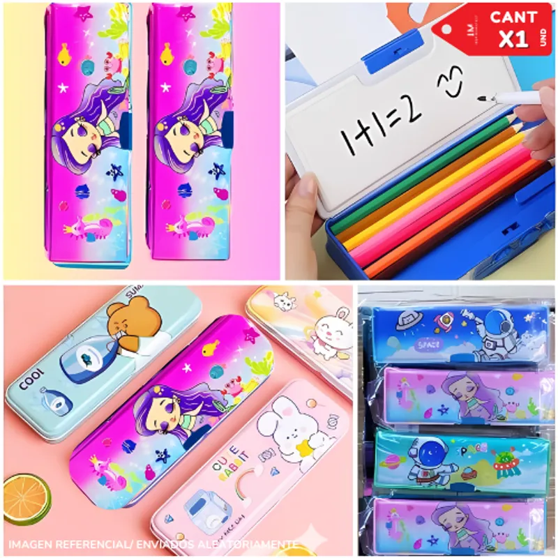 INSPIRA MARKET - Cartuchera Estuche Escolar para Niñas