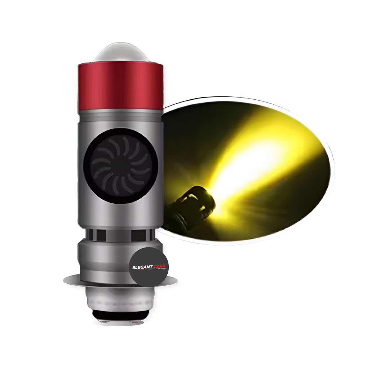 JEF - FOCO MINI CG DUAL CON JVENTILADOR 20W  MOTO