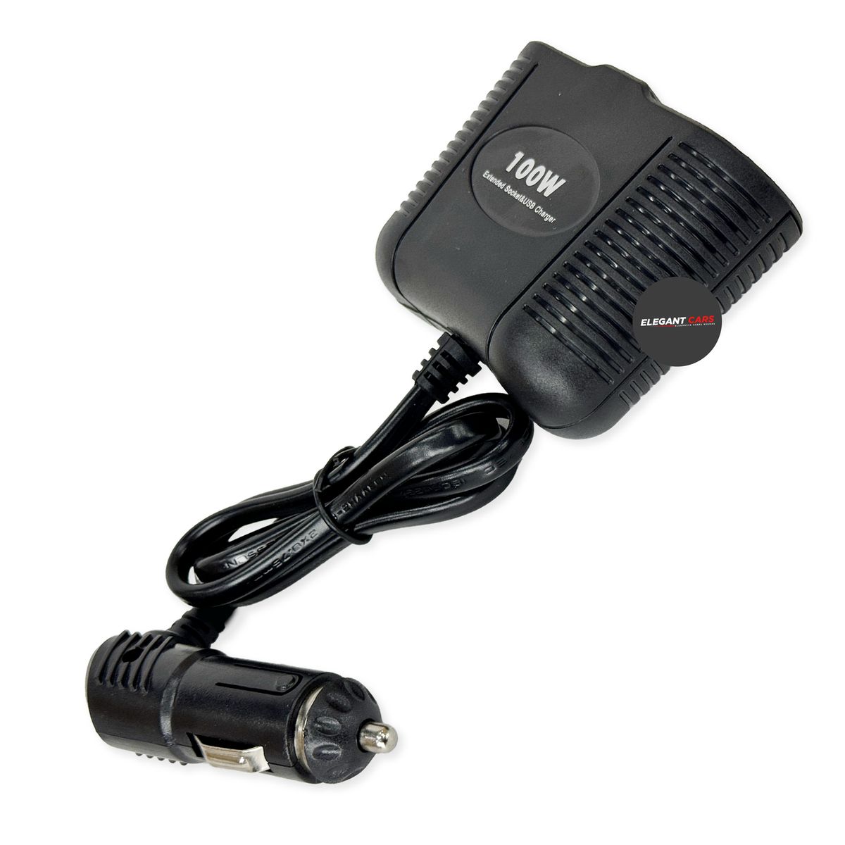 JELUE - Adaptador De Cigarrera Múltiple Con USB con luz