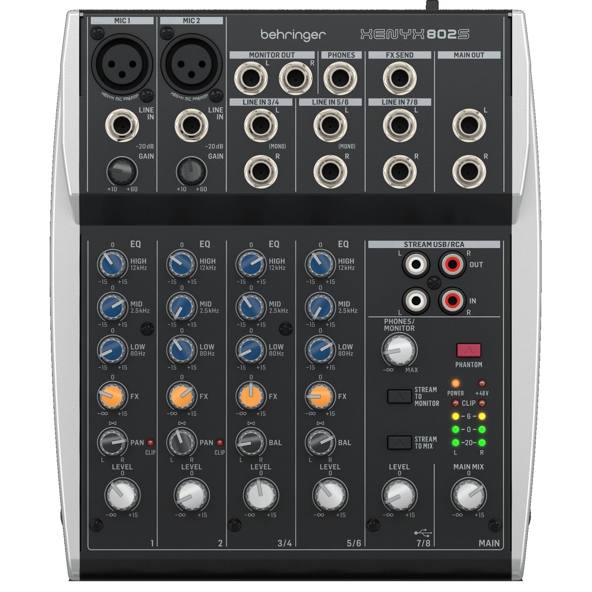 BEHRINGER - Behringer Xenyx 802S Mezcladora Interfaz