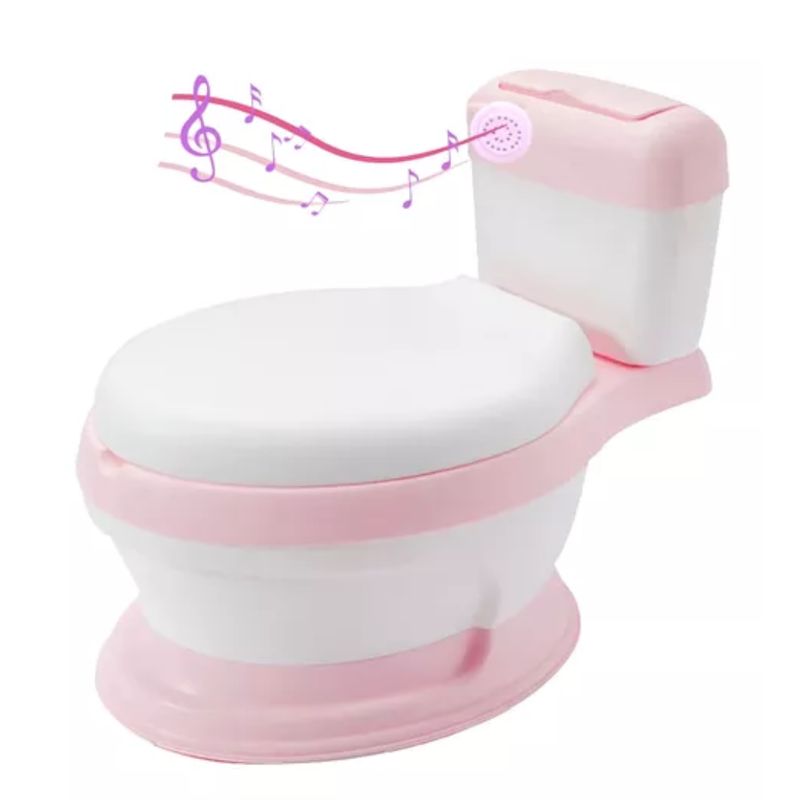 GENERICO - Inodoro Bacin De Entrenamiento Musical Para Niños Rosado