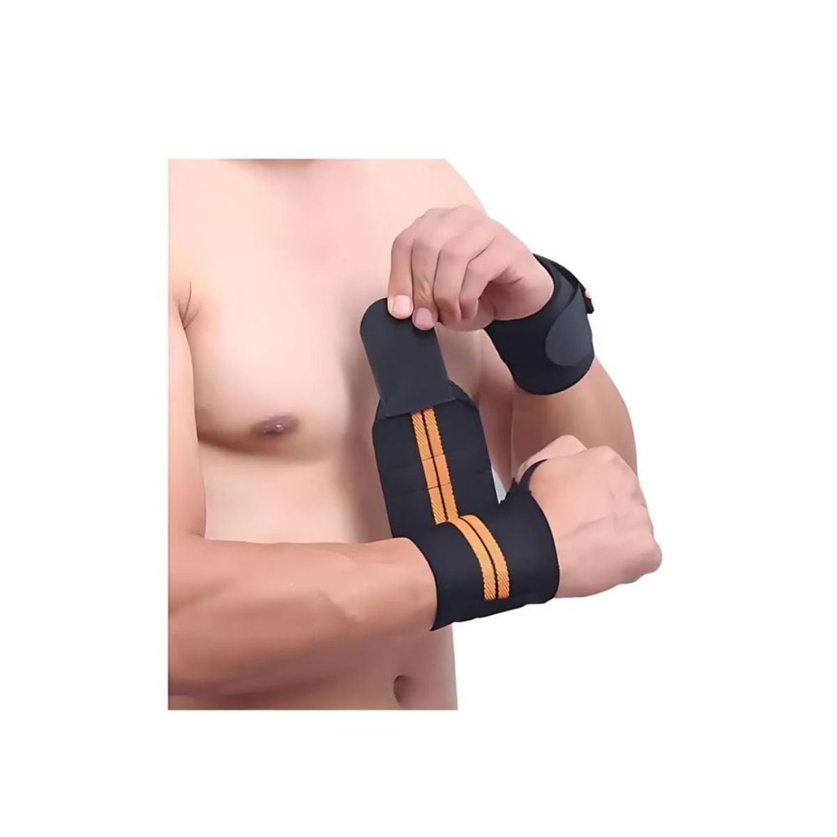 GENERICO - Muñequeras Deportivas Levantamiento Pesas Crossfit