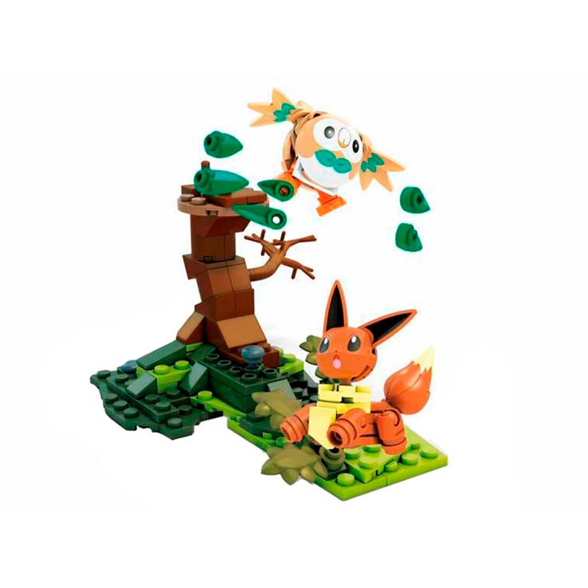 POKEMON - Pokemon Mega Construx Rowlet vs Eevee 137 Piezas