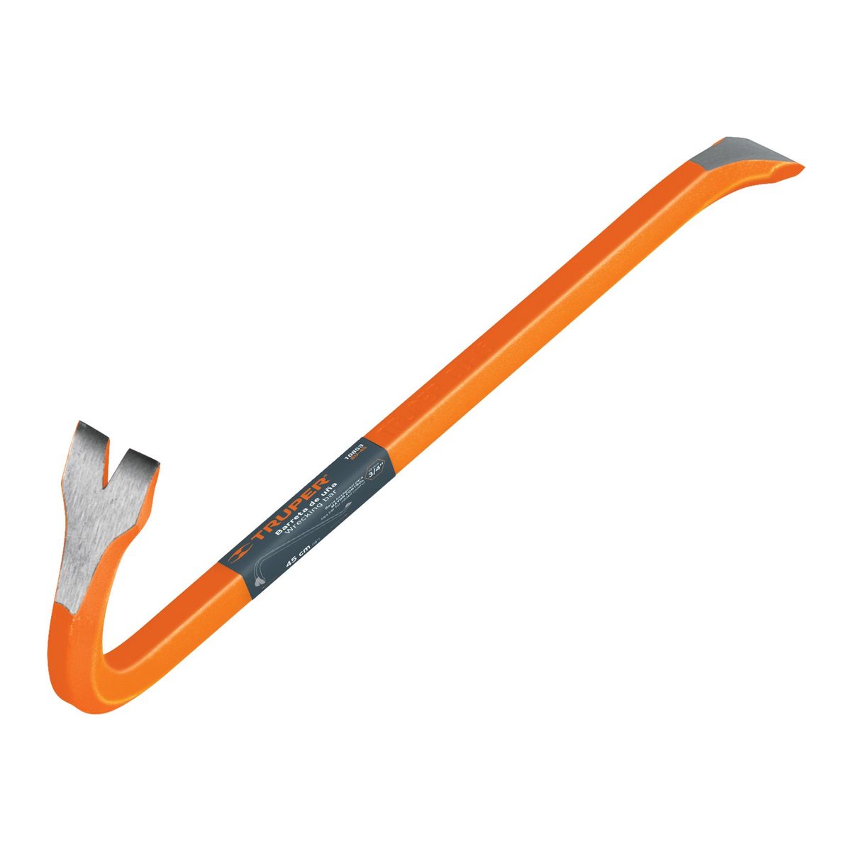 TRUPER - Barreta de uña de 3/4" x 45 cm, Truper