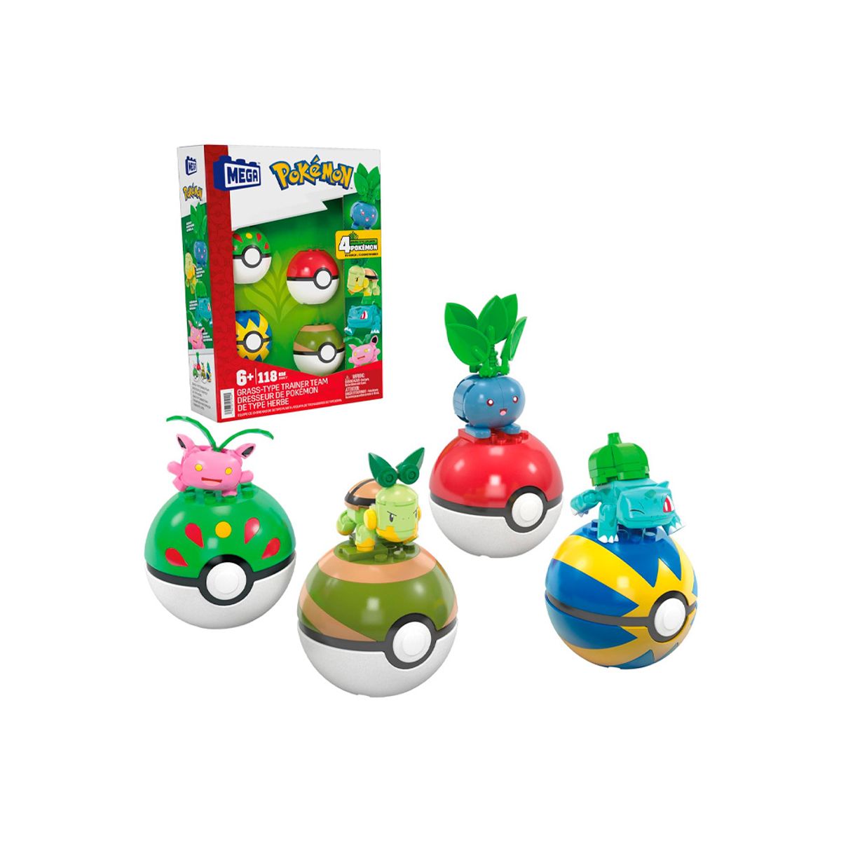 POKEMON - Pokemon Mega Equipo Planta Set 118 Piezas