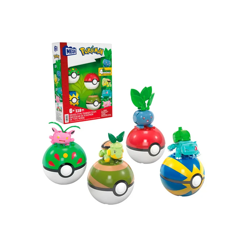 POKEMON - Pokemon Mega Equipo Planta Set 118 Piezas