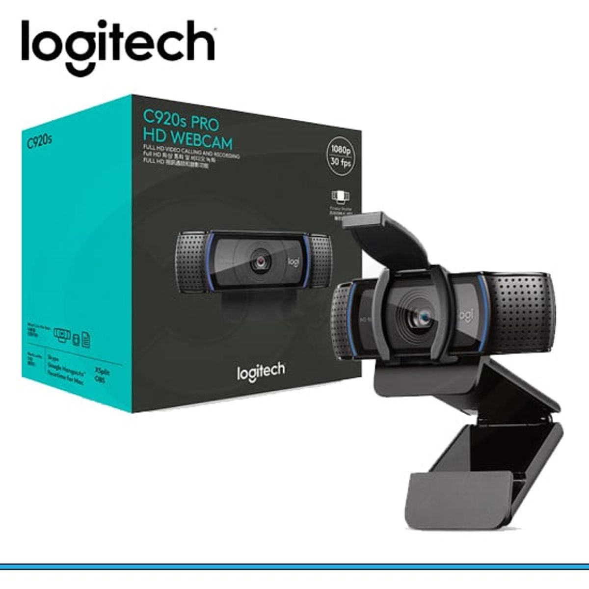 LOGITECH - CAMARA LOGITECH C920S PRO HD BLACK