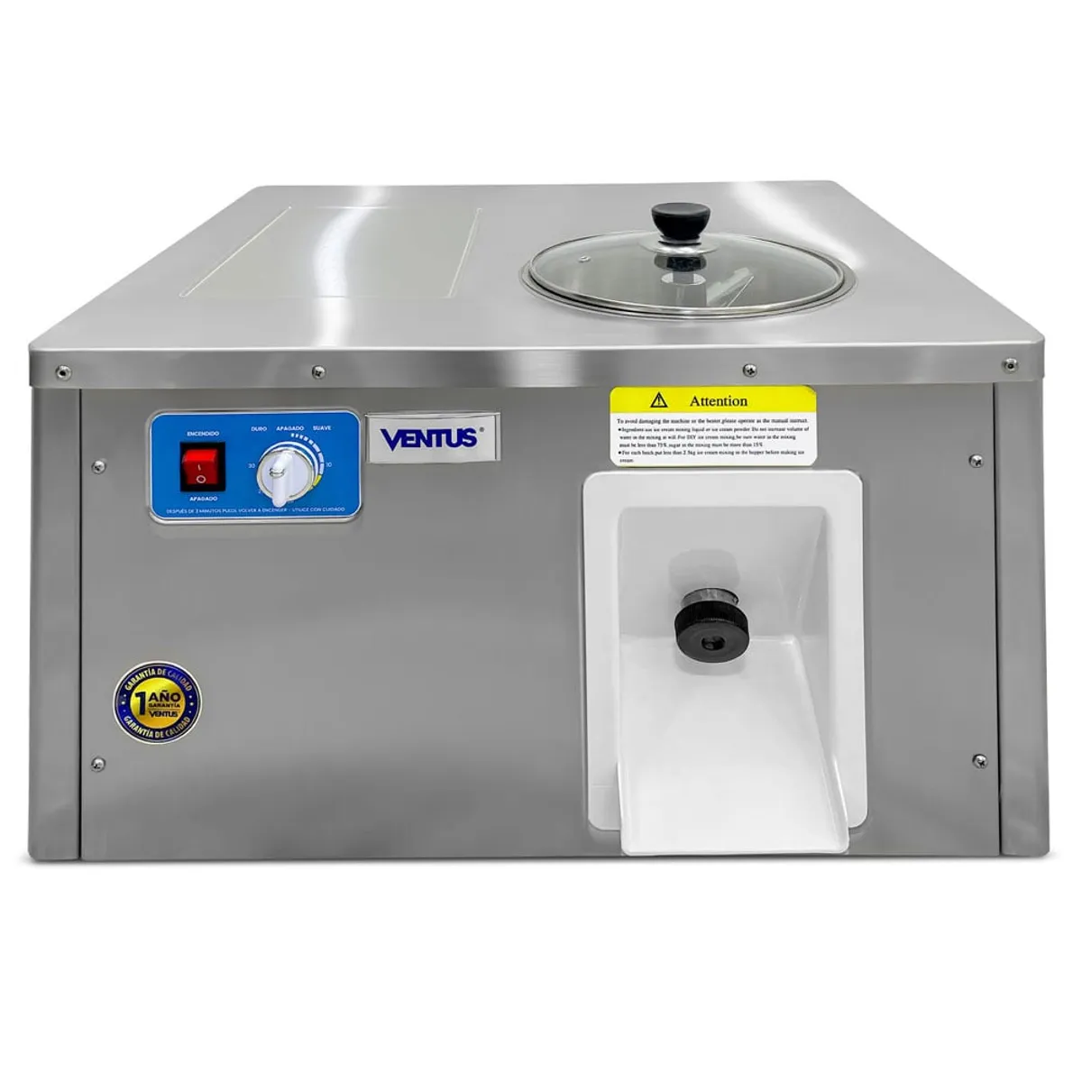 VENTUS - Ventus Maquina helado artesanal VSPH-10S sobremesa 10 ltrs
