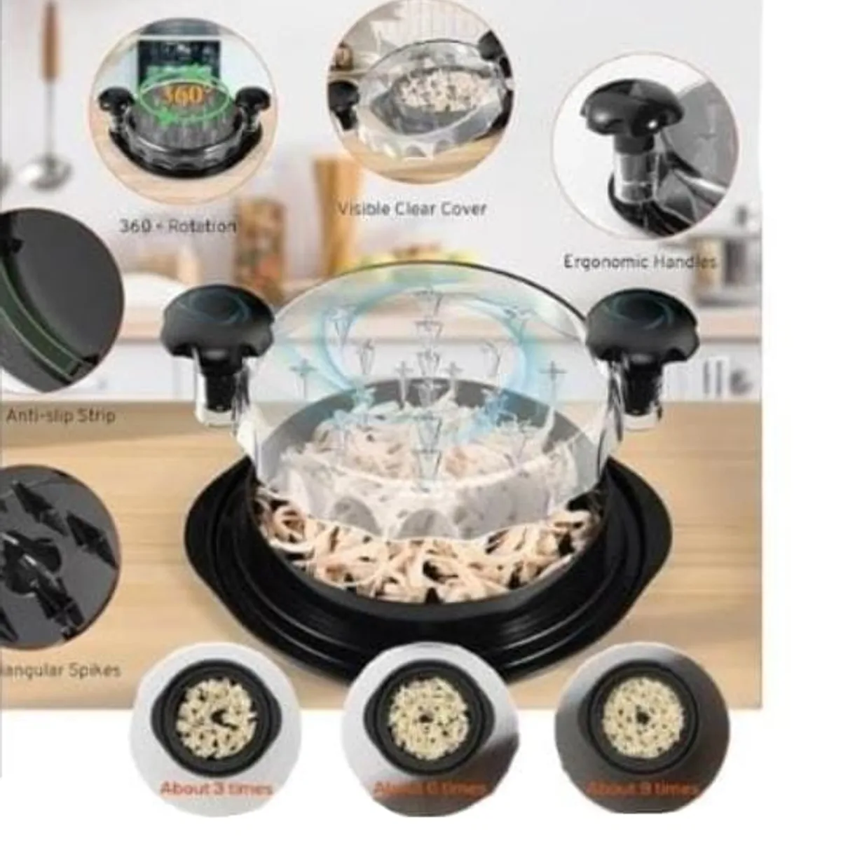 GENERICO - Deshilachador triturado de pollo carne ensaladas