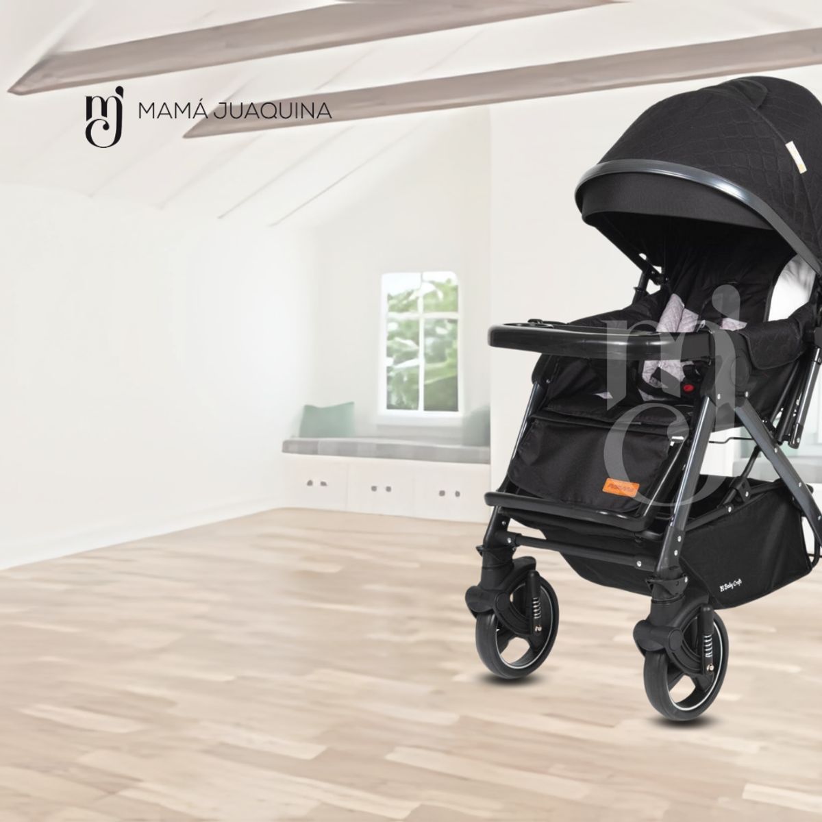 BABY - Coche Cuna de Lujo «BABY PARMAX» Black