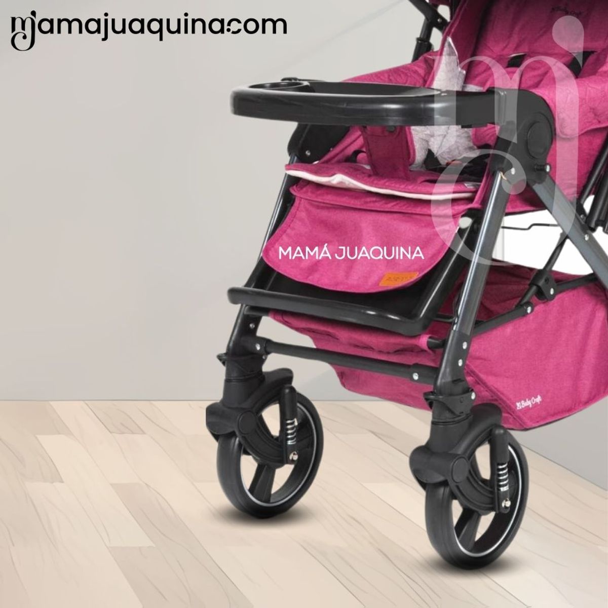 BABY - Coche Cuna de Lujo «BABY PARMAX» Pink