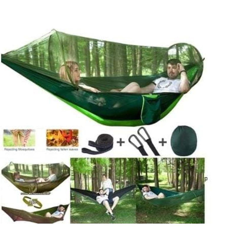 GENERICO - Hamaca Con Toldillo Portatil Anti Mosquitos Plegable