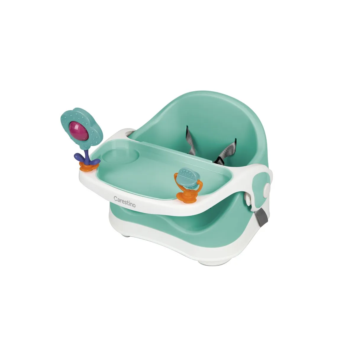 CARESTINO - Silla de comer Booster Verde