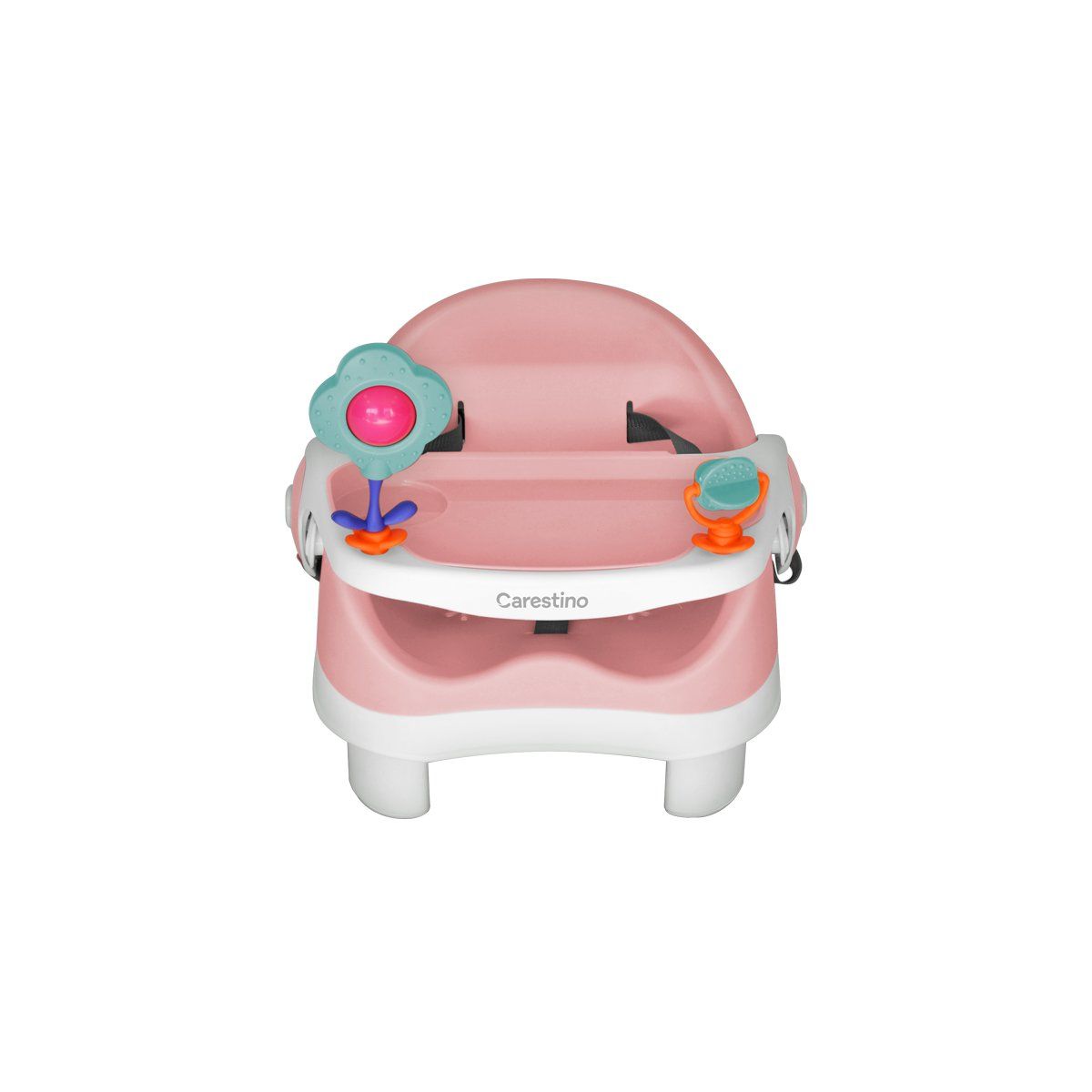 CARESTINO - Silla de comer Booster Rosa