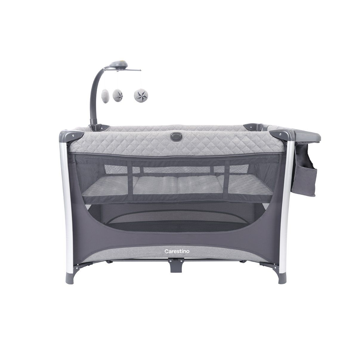 CARESTINO - Cuna Corral Valencia Gris