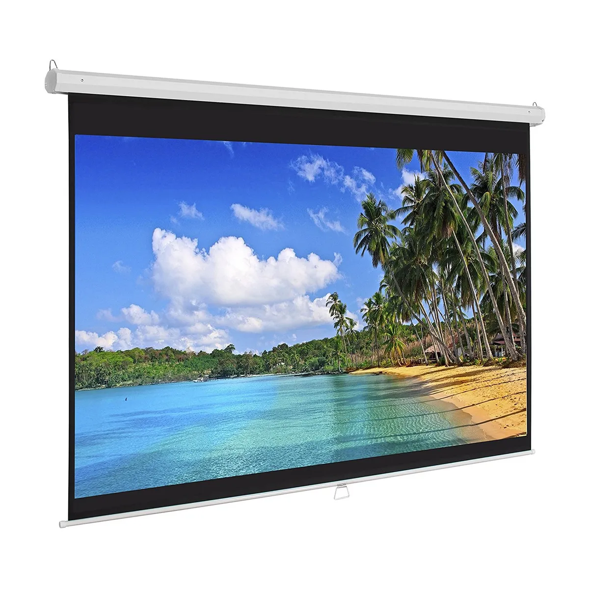 NEO DIGITAL - Pantalla ecran manual fibra de vidrio 72 pulgadas 1.45x1.10m