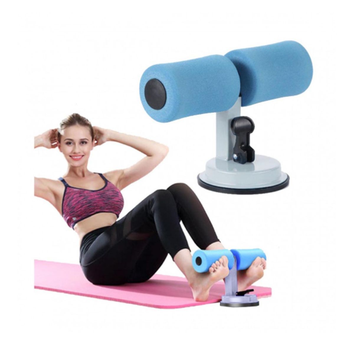 GENERICO - Soporte Abdominal con Anclaje a Succión - celeste