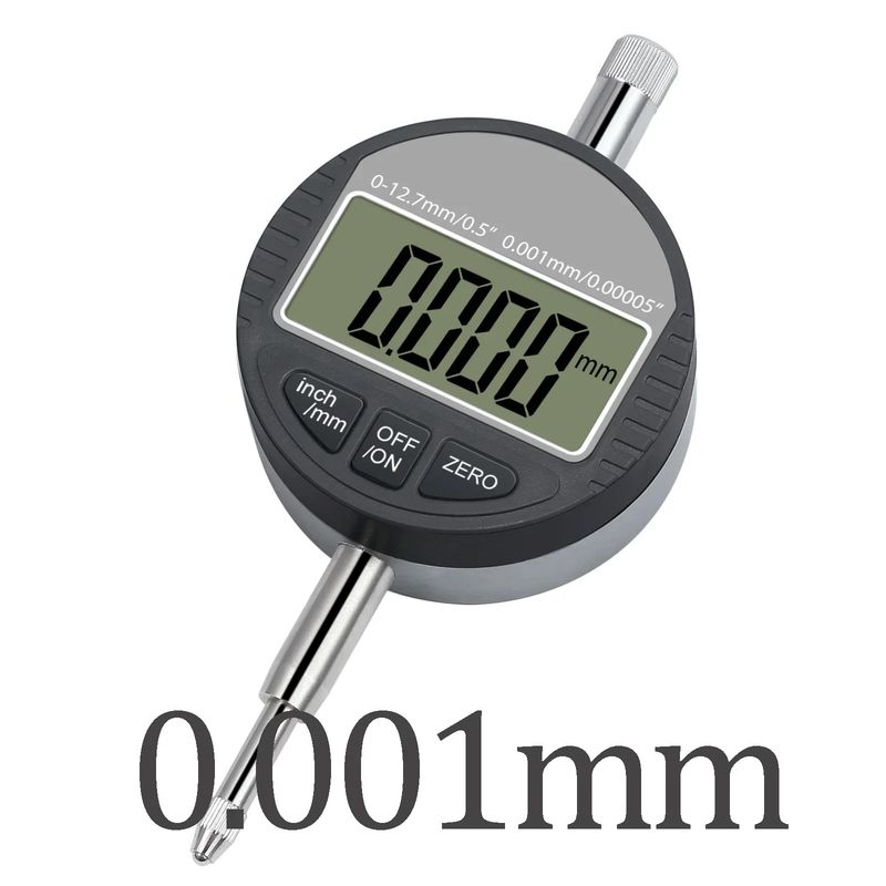 GENERICO - Micrómetro Digital Medidor Probador De Espesor Reloj 0.001 - Hosal
