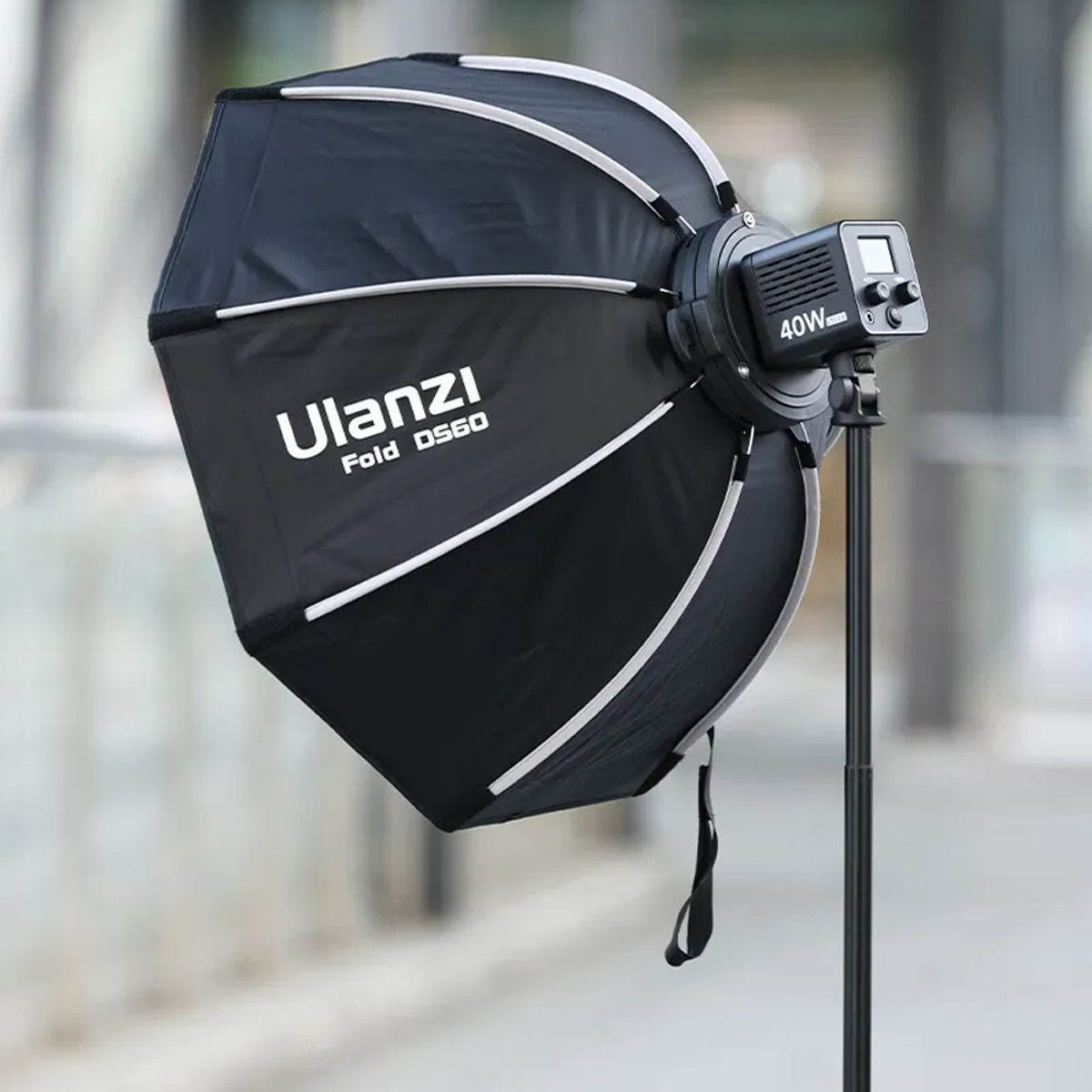ULANZI - Softbox Octagonal Mini Bowens Ulanzi DS60 60cm - Armado Rapido