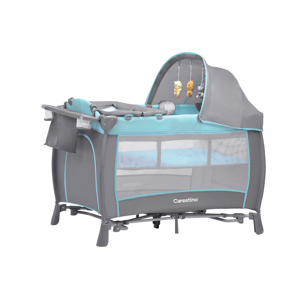 CARESTINO - Cuna Corral Venecia Aguamarina