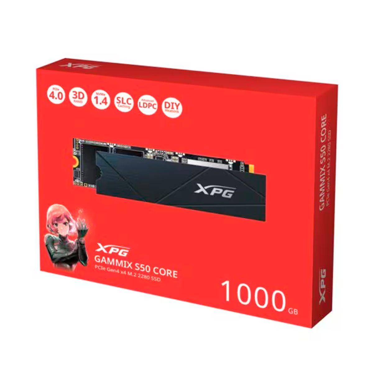 ADATA - DISCO SOLIDO SSD PCIE GEN4 X4 M2 2280 1000GB PN SGAMMIXS50C-1000G-CS