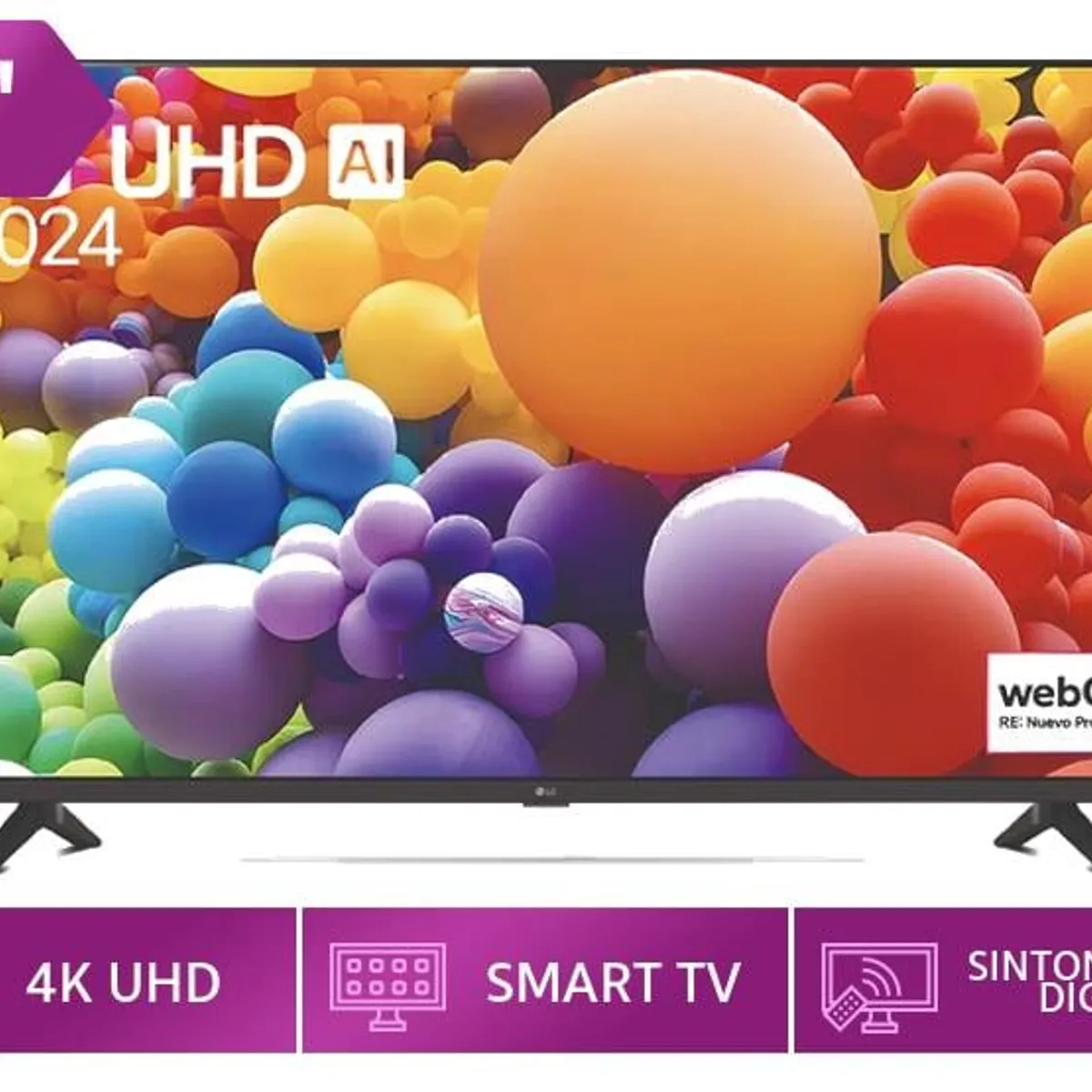 LG - TELEVISOR SMART TV LG ULTRA HD 55 55UT7300PSA CON THINQ AI 2024