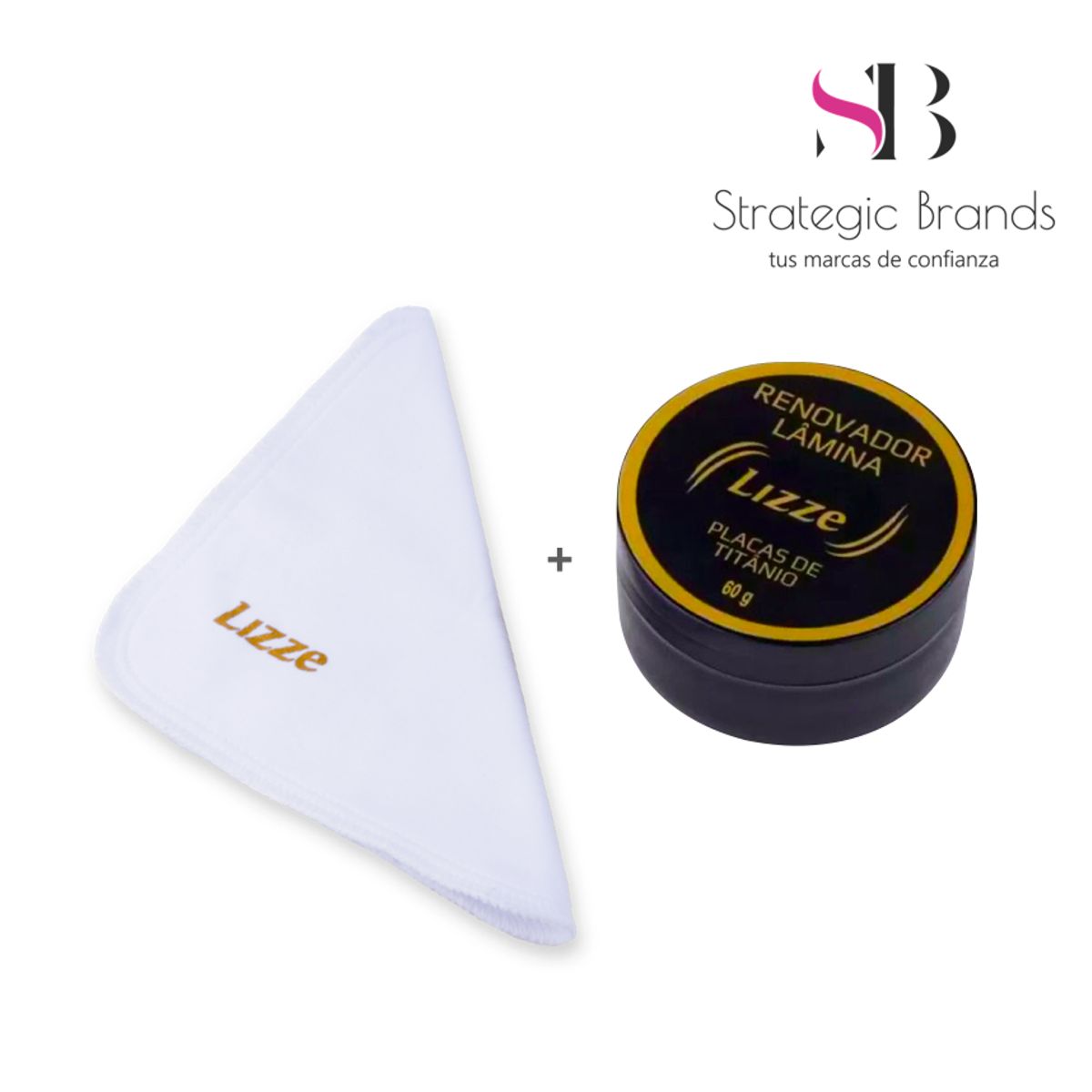 LIZZE - Lizze Kit de Pulido Renovador para Planchas de Cabello Alisadoras